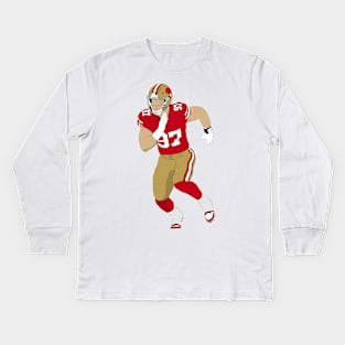 "QB's Worst Nightmare" Kids Long Sleeve T-Shirt